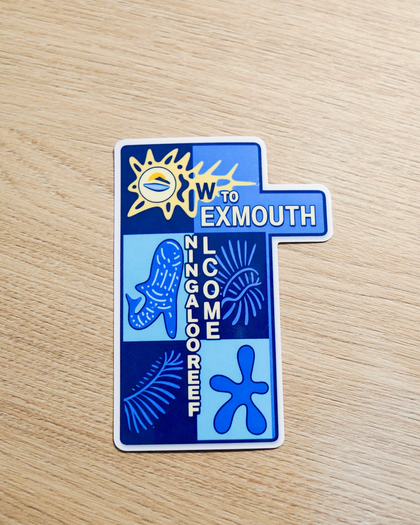 Exmouth sign sticker