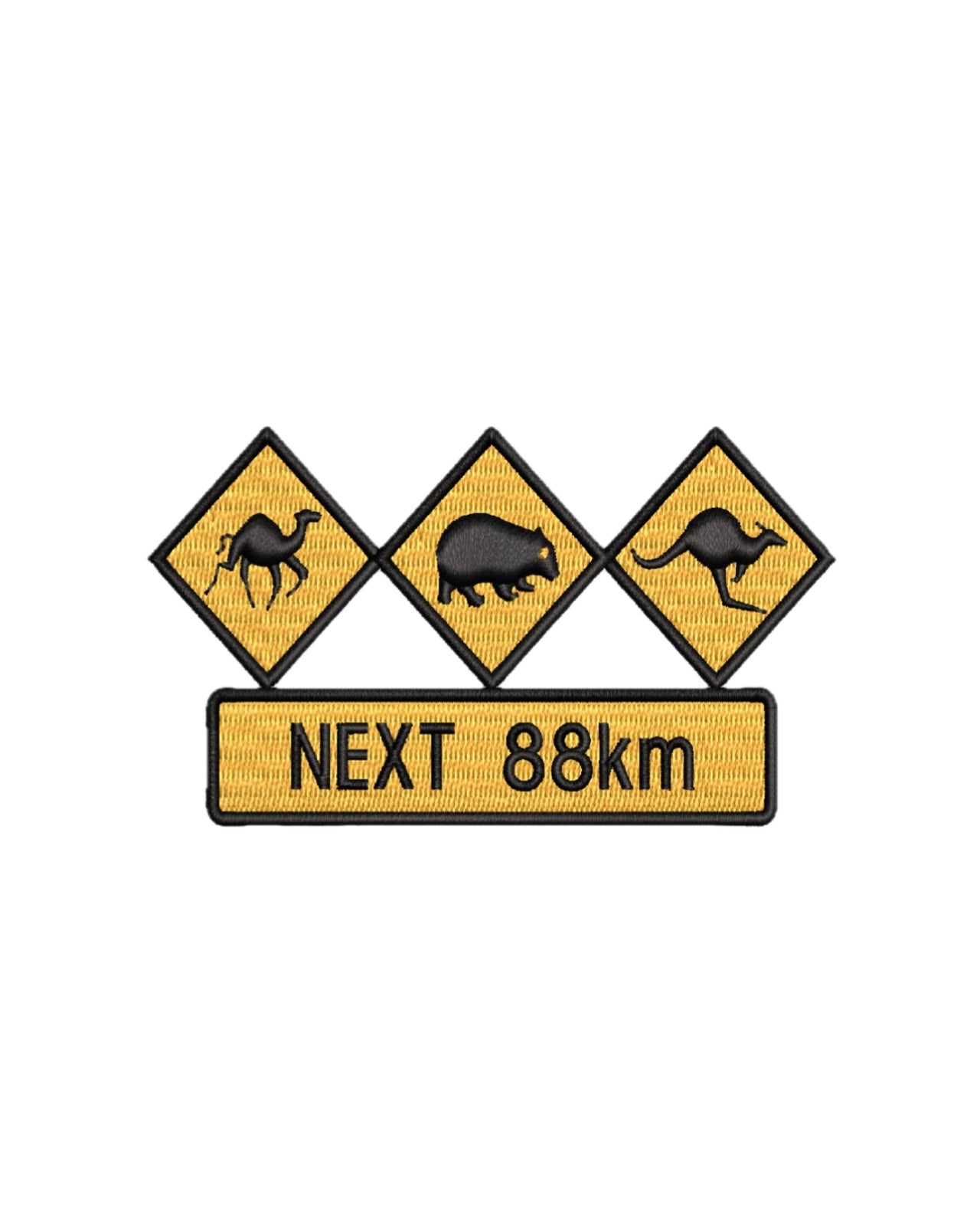 Nullarbor Warning Sign Patch