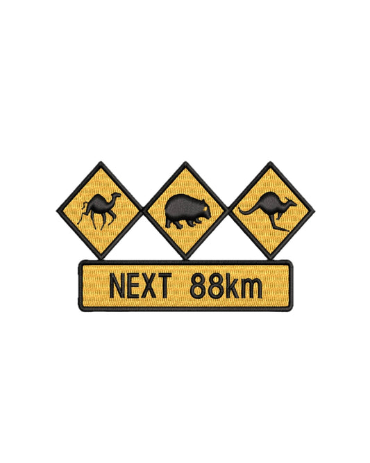 Nullarbor Warning Sign Patch