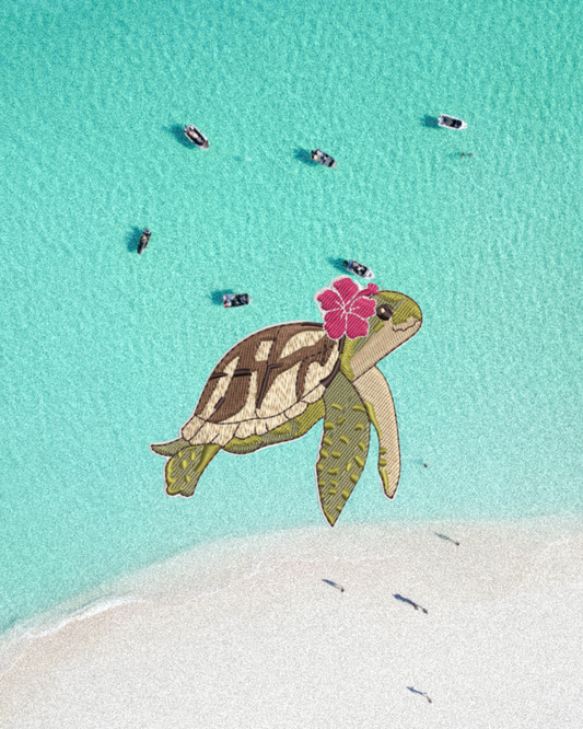 LIMITED EDITION: Turtle & Hibiscus
