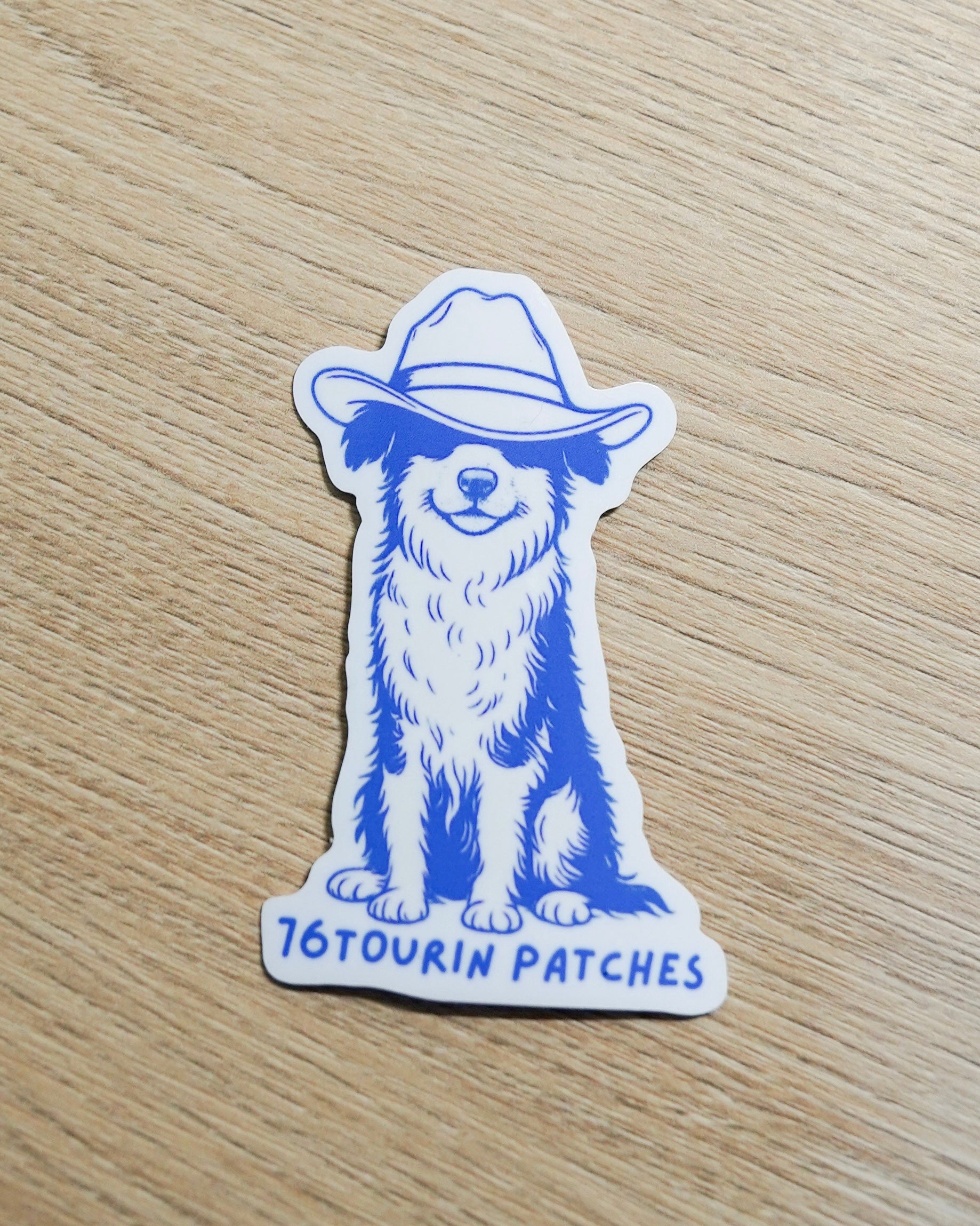 76TOURIN PATCHES sticker