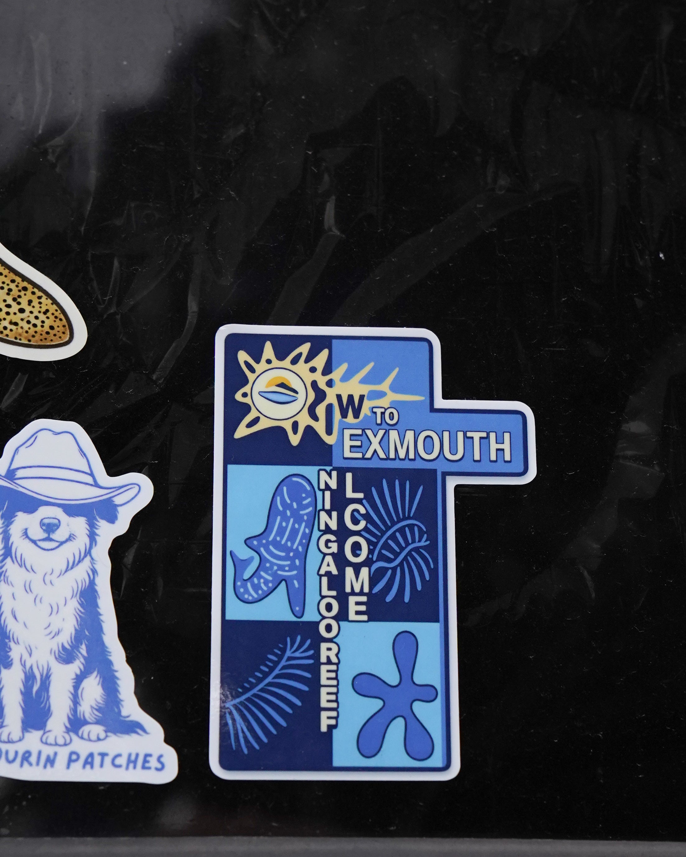 Exmouth sign sticker