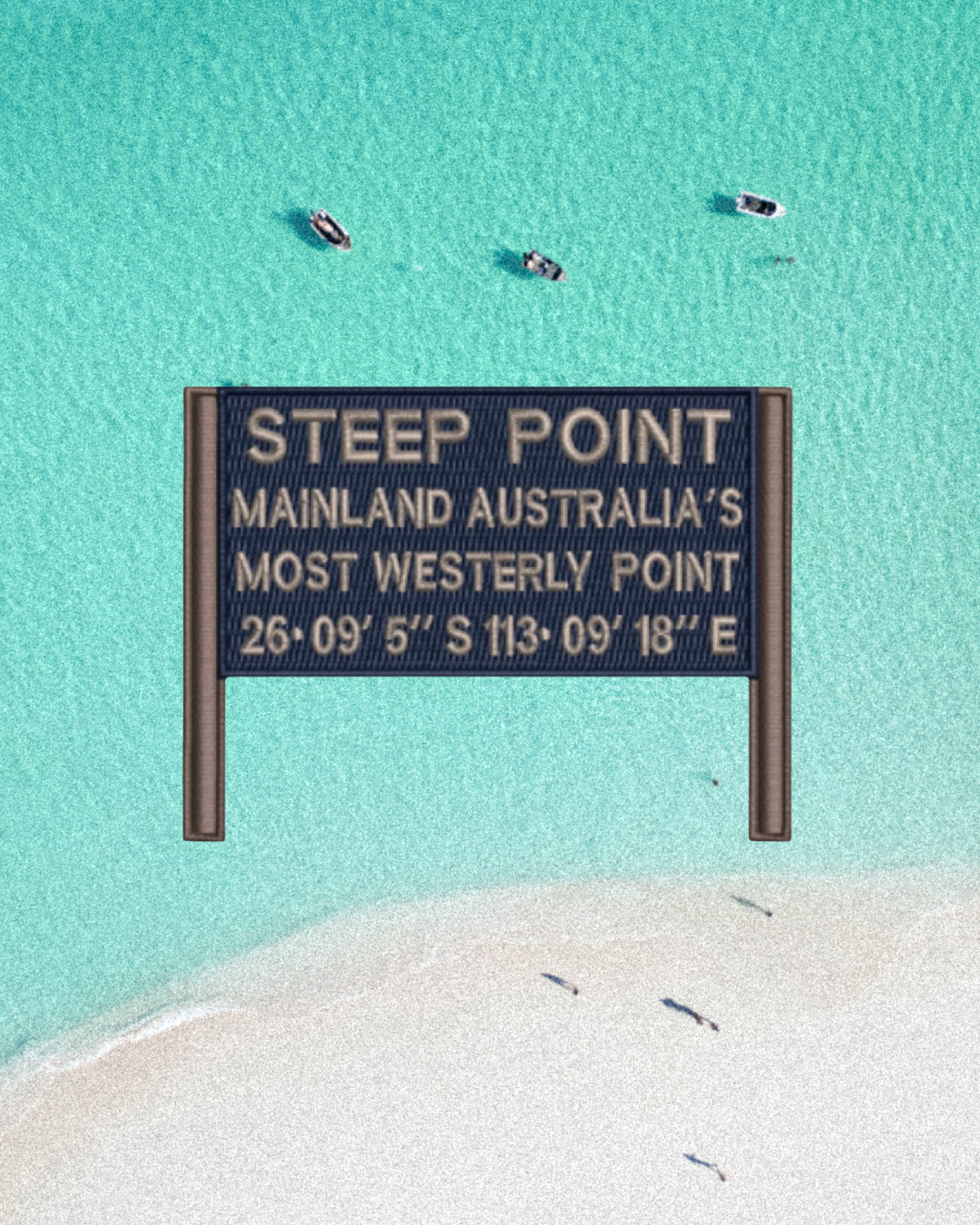 Steep Point Sign Patch