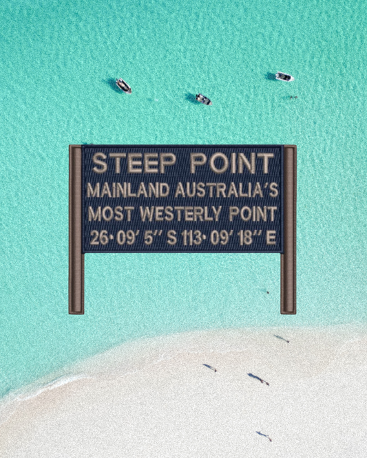 Steep Point Sign Patch