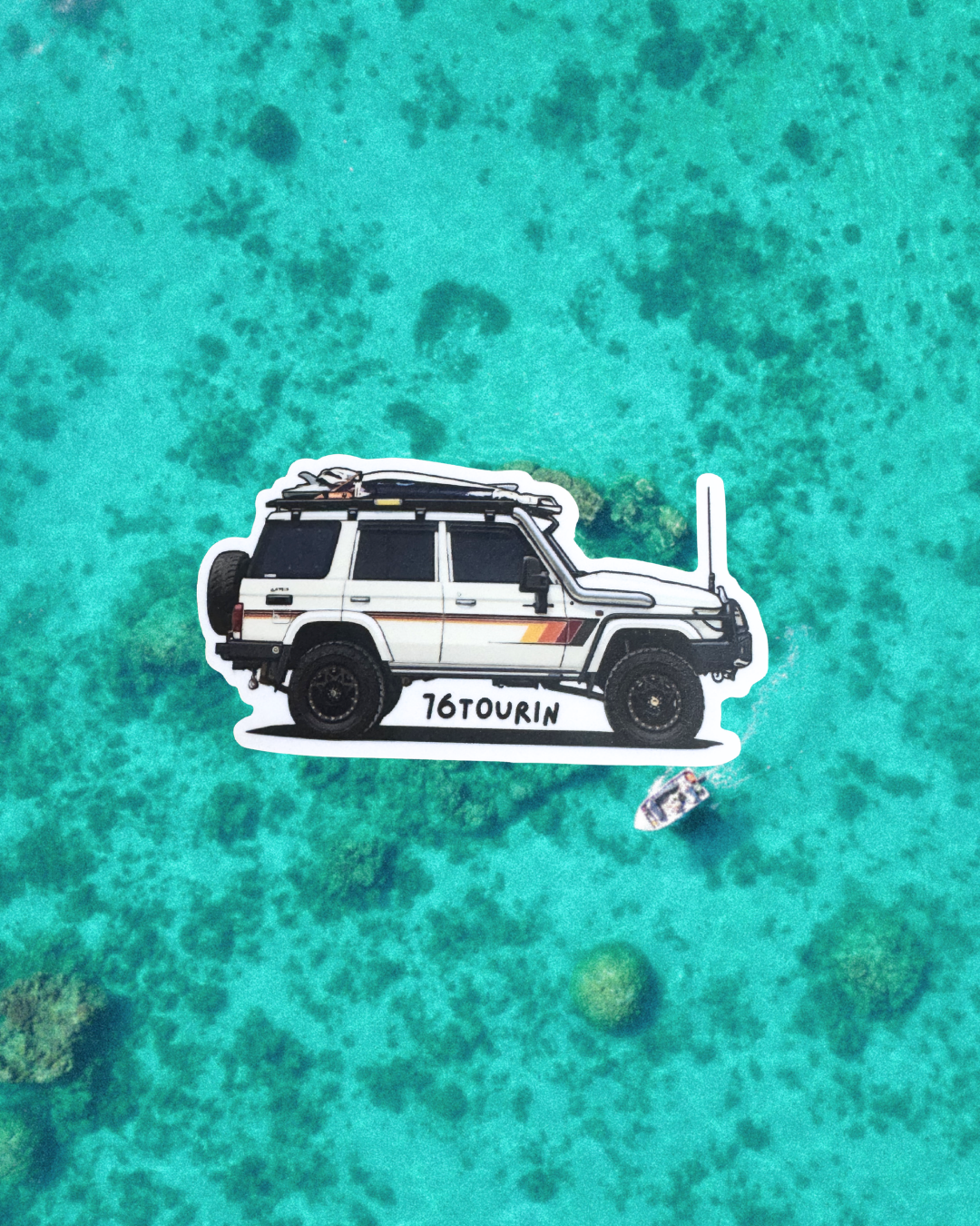 76TOURIN rig sticker