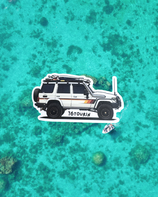 76TOURIN rig sticker
