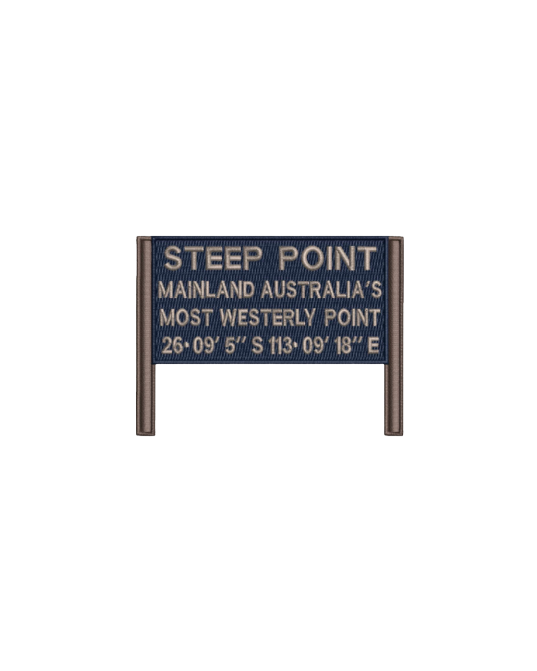 Steep Point Sign Patch