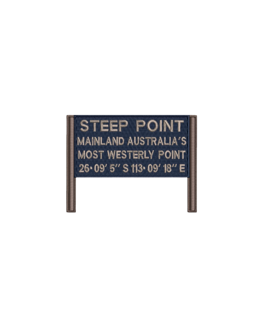 Steep Point Sign Patch
