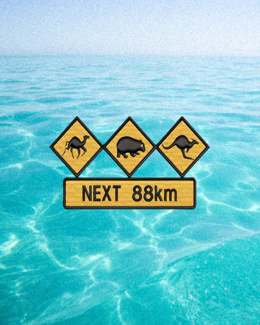 Nullarbor Warning Sign Patch