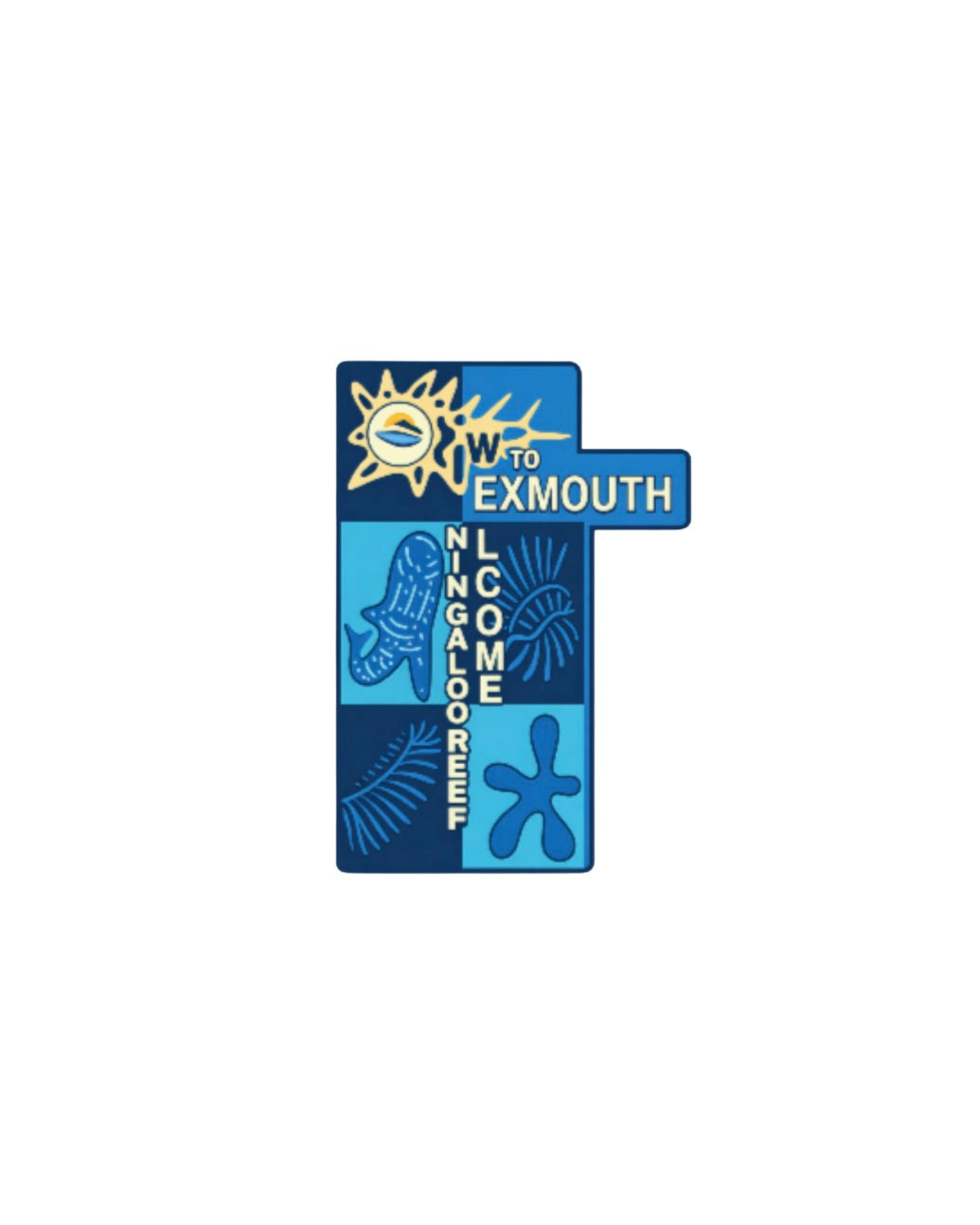 Exmouth sign sticker