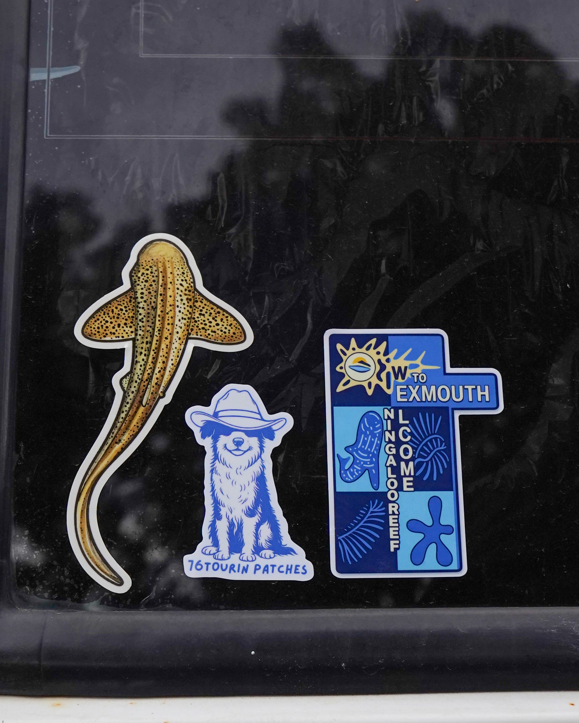 76TOURIN PATCHES sticker