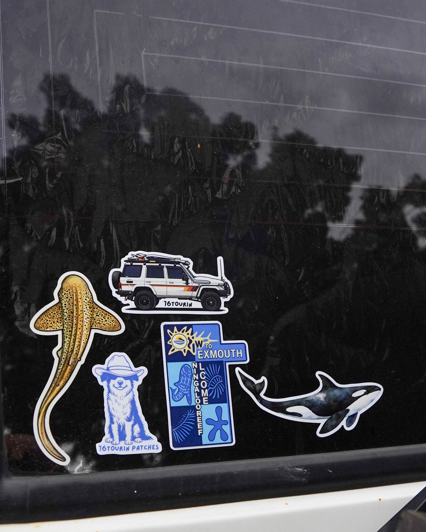 76TOURIN rig sticker